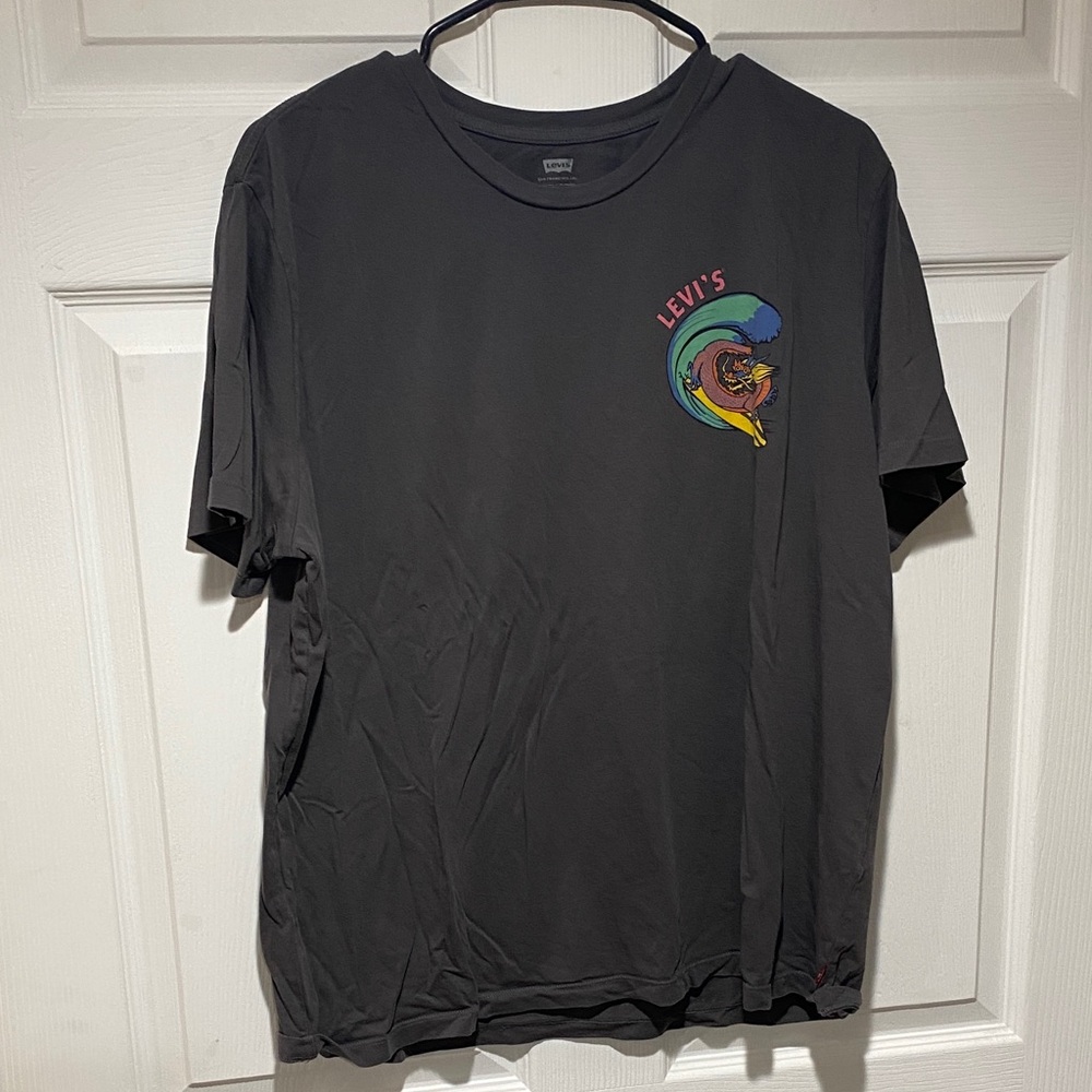 Levi's Men's Charcoal Graphic Tee